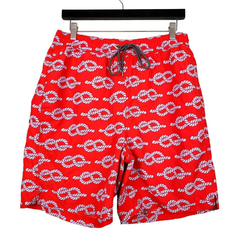 Thomas Dean Swim Trunks Nautical Rope - L